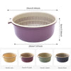 Kitchen Double Layer Drain Basket